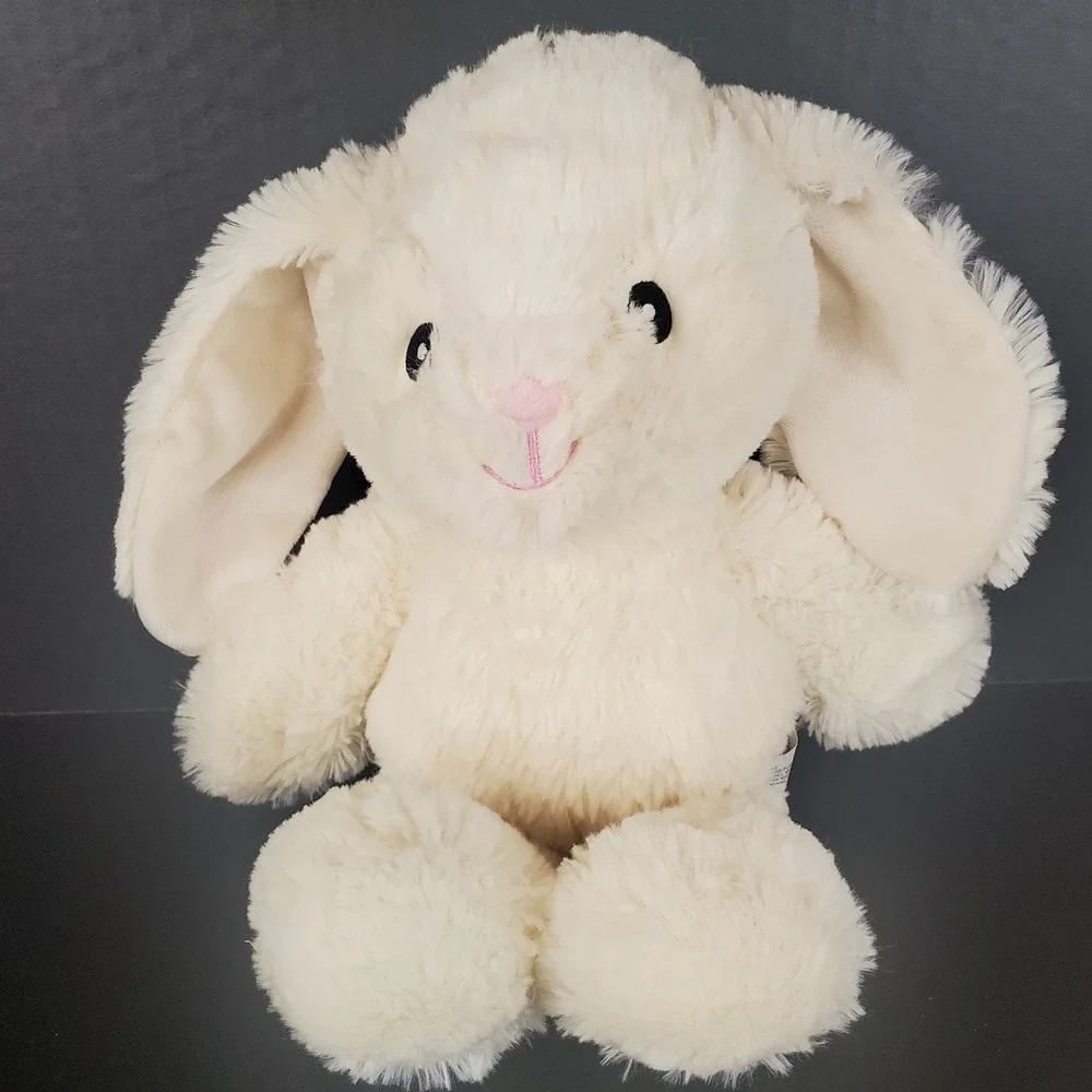 GOFFA Cream EasterBunny Rabbit‎ Baby Rattle Plush